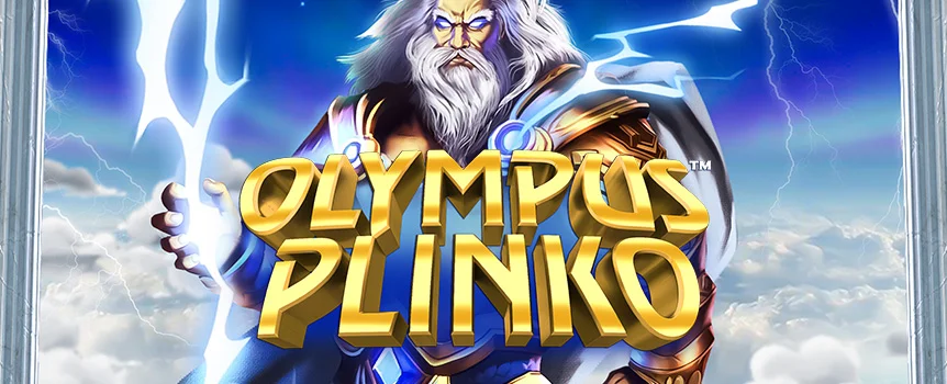 Ascend Mount Olympus and watch as balls drop from the heavens to shower you with riches and Bonuses in Olympus Plinko.