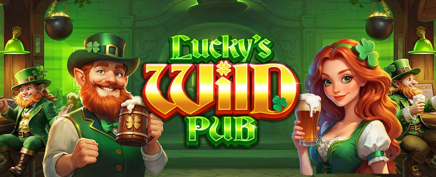 Welcome to Lucky’s Wild Pub, where Bonus coins fire up the Pot Respin feature, stacking up wins to 10,000x. Order a pint, take a spin, and see if luck’s on your side!