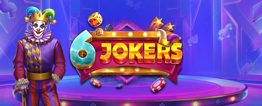 Step into the world of 6 Jokers. Enjoy thrilling features, quirky characters, and huge wins in this entertaining pokie!
